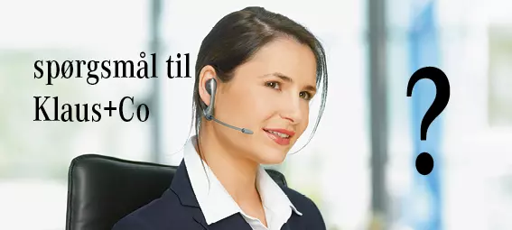 Spørgsmål til Klaus+Co